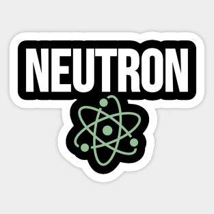 Neutron, chemistry, physics Sticker